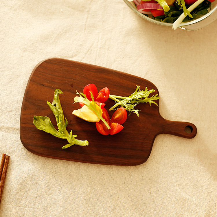 Custom Face Edge End Grain Natural Ebony Beech Acacia Walnut Wooden Cutting Chopping Board