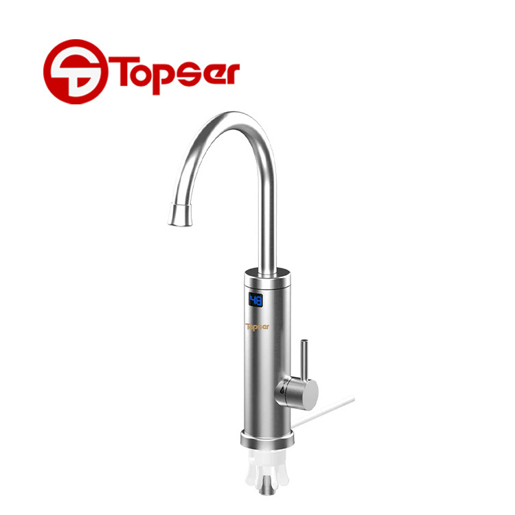 Kitchen Sink Tap 220V 3kW Electric Hot Water Tap,Electric Heater Instant Faucet for Kitchen,Bathroom,Washroom