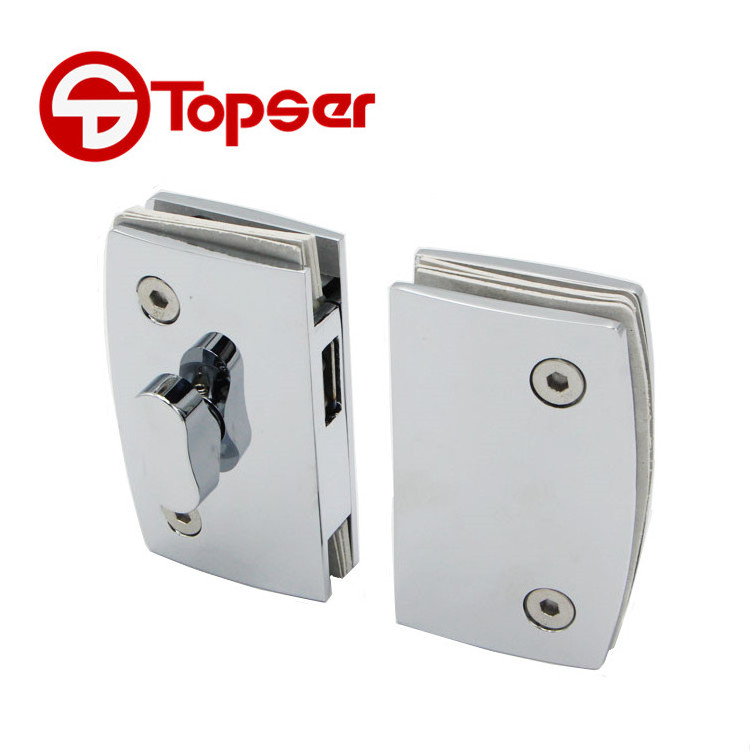 zinc alloy double glass door lock