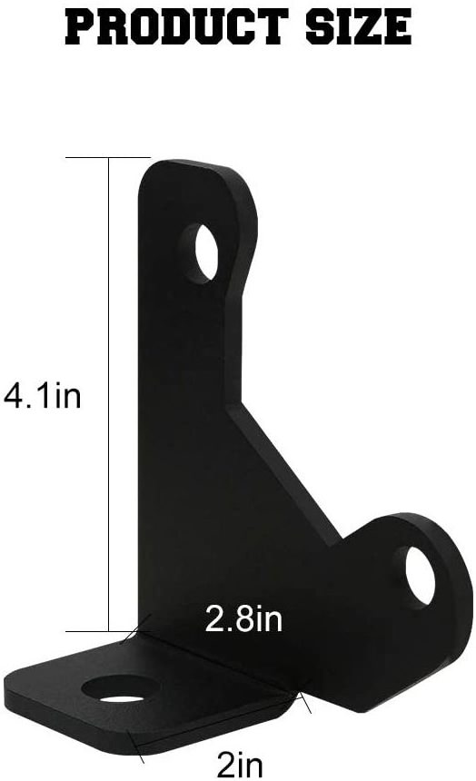 Near Spare Tire Antenna License Plate Mount Bracket Cb Radio Mounting Bracket for Jeep Wrangler JK