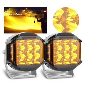 45W Pod Automotive Spotlight DRL 5" Led Car Work Light fpr Jeep Truck Off-road Driving/Fog Light