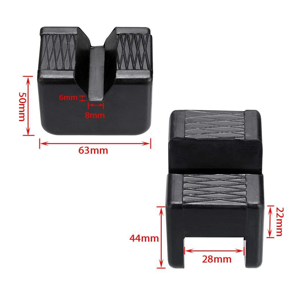 Universal Car Jack Rubber Pad Adapter Stands Pads for Hi Lift Steel Car Frame Rail Jack Pinch Weld Protector