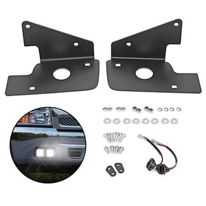 Fog Light Mounting Bracket Fog Light Location Front Hidden Bumper Mounting Bracket Fit Silverado 2007-2013 Accessories