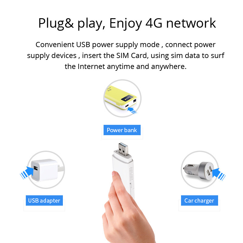 TUOSHI 4G WiFi Router SIM Card B3 B7 B20 Portable wifi LTE USB 4G modem pocket hotspot WIFI dongle