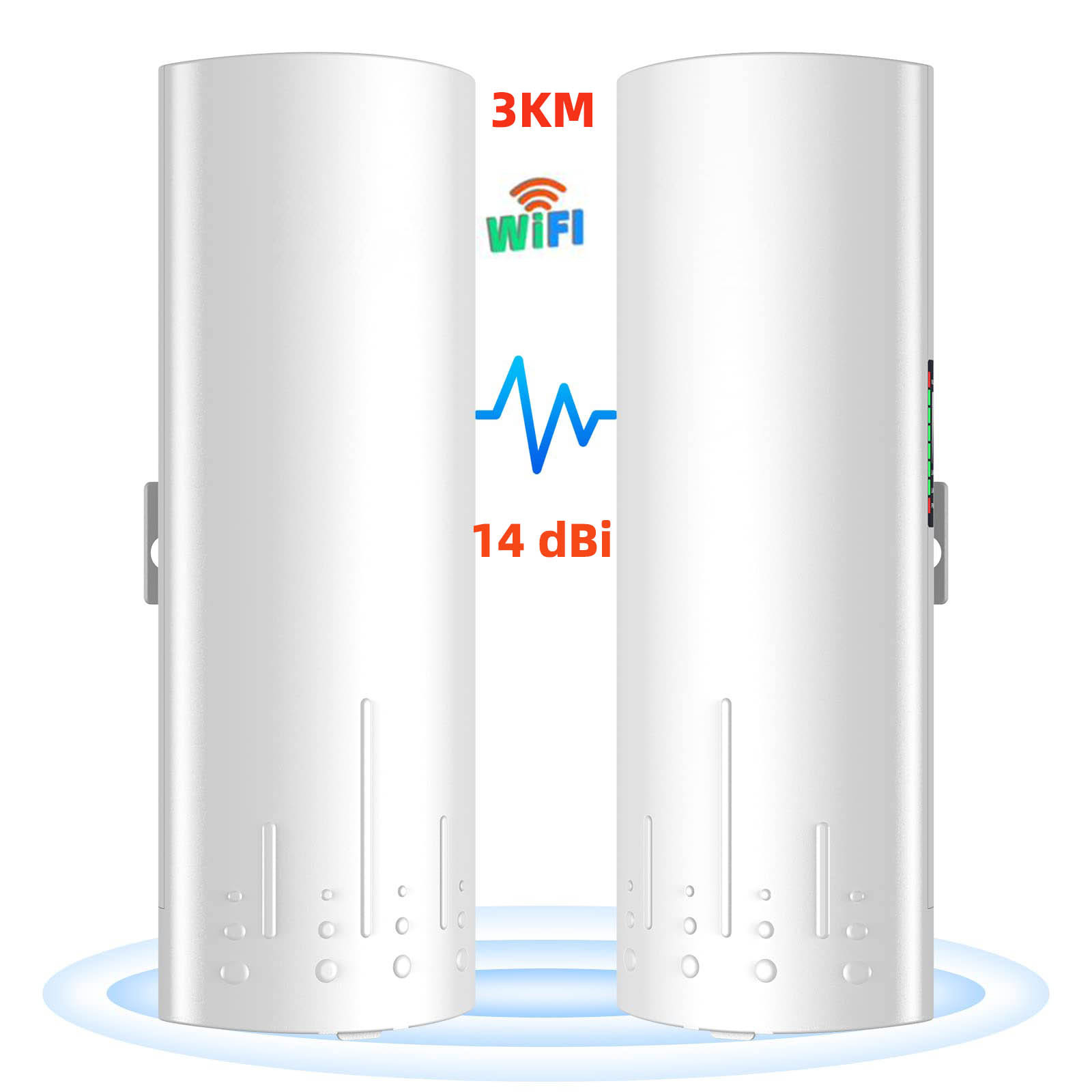 5.8G 14dBi 24V PoE Power 3KM Extender mobile signal booster network free to air wifi receiver Wifi Outdoor CPE Wireless Bridge