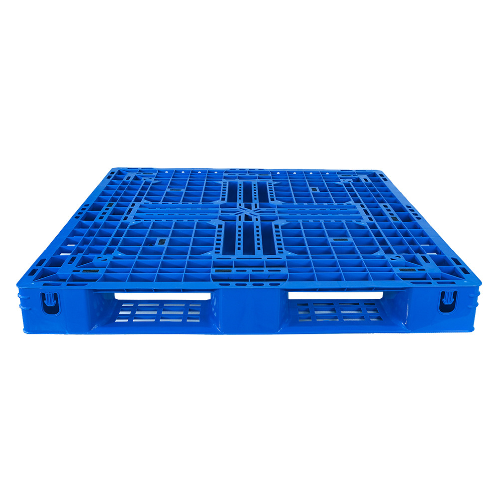 Heavy duty large blue 4 way HDPE custom euro cheap plastic pallet making machine for sale