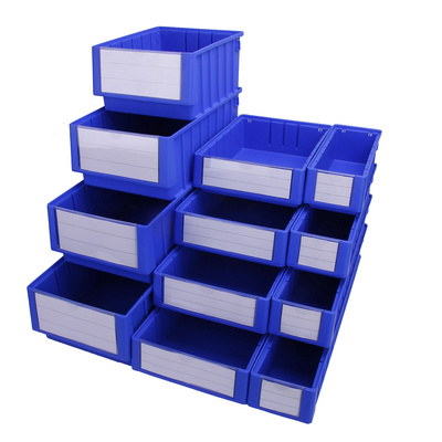 Storage part bins industrial workbench stackable plastic bins storage plastic shelf bin with dividers