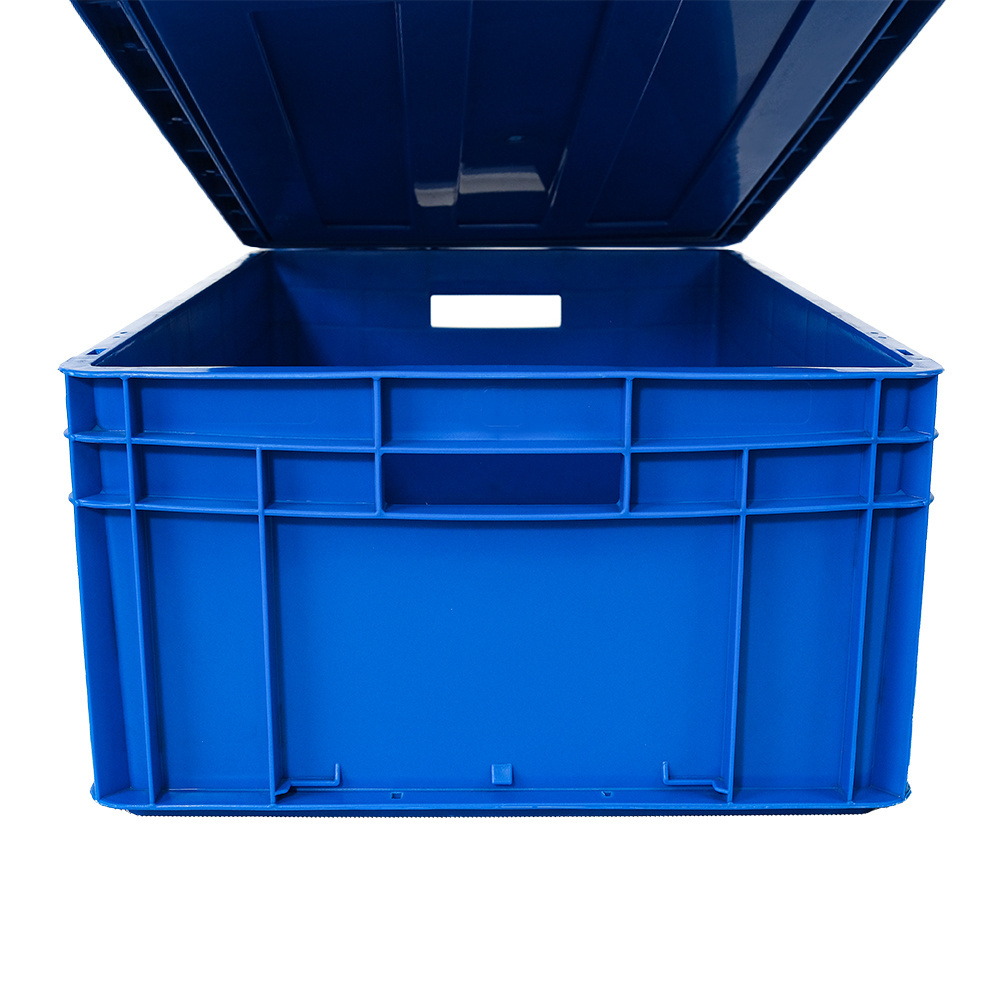 Plastic EURO Box Crates Tooling Depth Stackable Storage PP Big Large Storage Bins For Transport