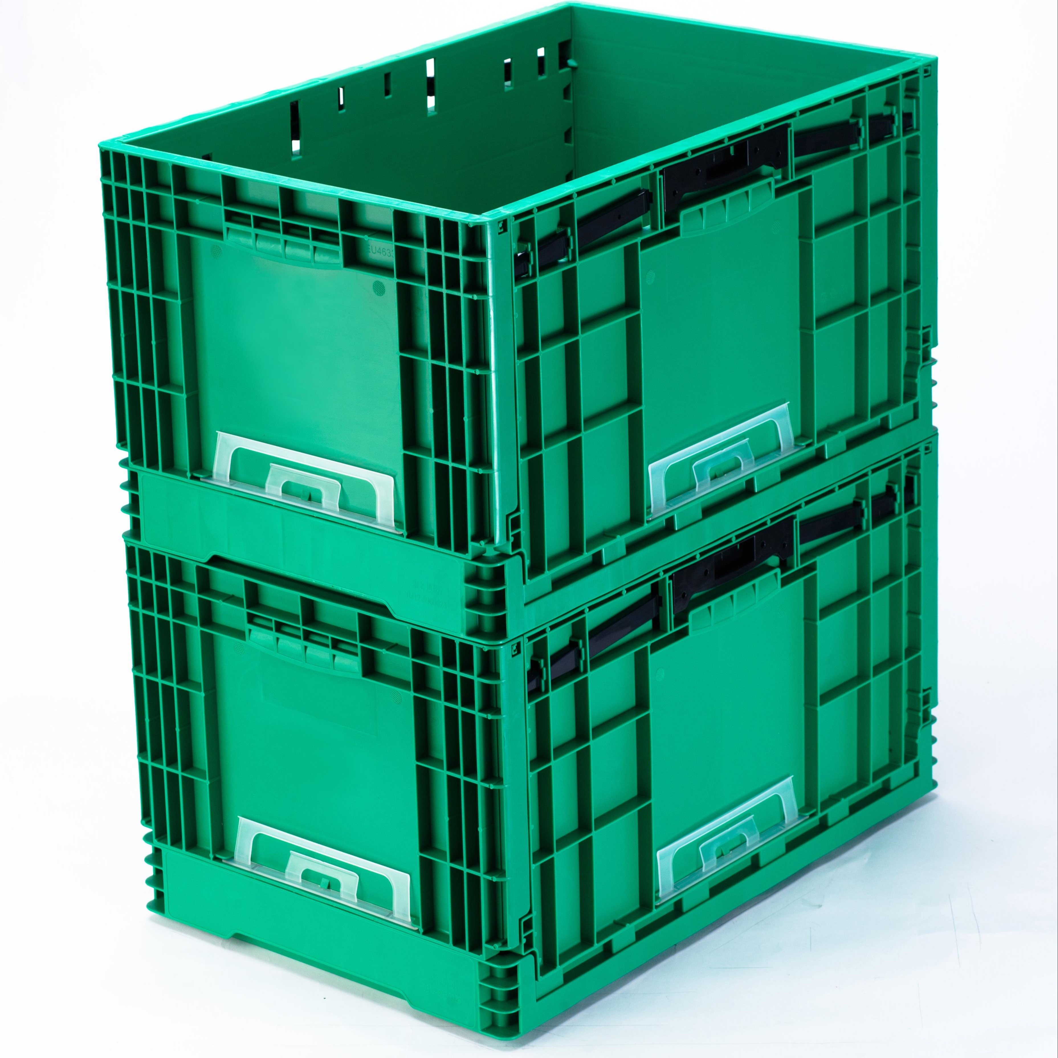 Collapsible Crate Plastic Folding Crates for Fruits and Vegetables Foldable Crate