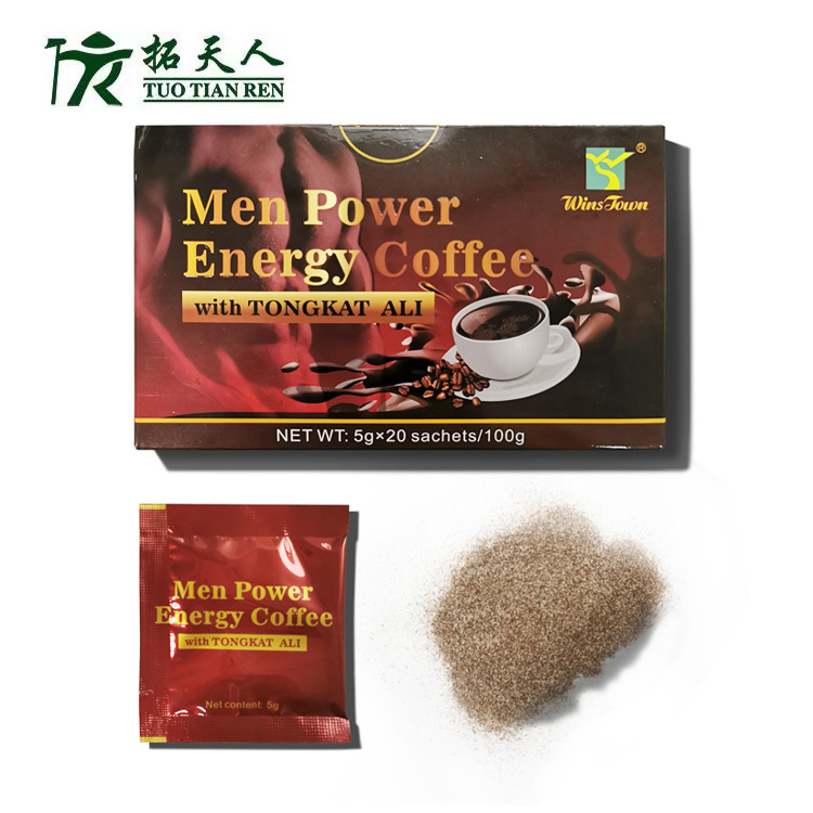 Tuotianren Hot Sale Black Maca Latte Coffee Man Care Product Maca Energy Coffee