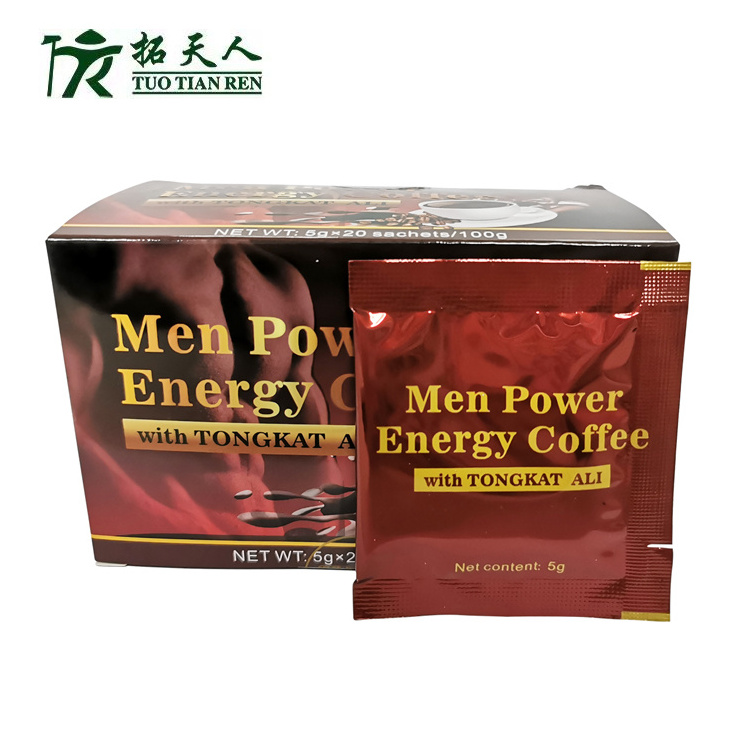 Tuotianren Hot Sale Black Maca Latte Coffee Man Care Product Maca Energy Coffee