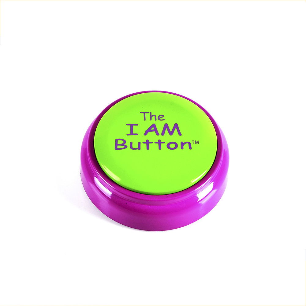 Custom funny craft sound voice music talking message button for promotion or gift