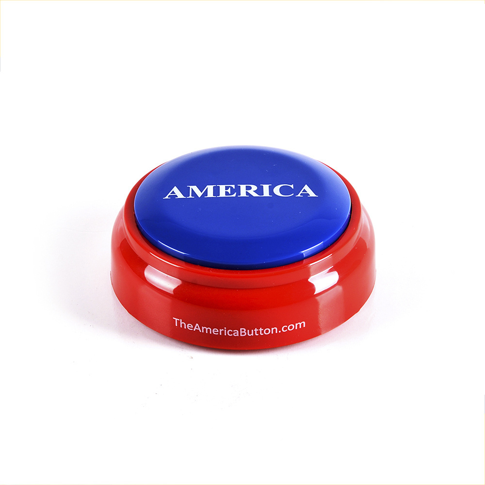 Custom funny craft sound voice music talking message button for promotion or gift