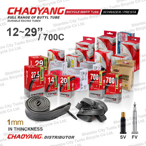 Factory Price Chaoyang Tires Bicycle Inner Tubes 700C Road Gravel Bike Tube 700*18 23 25 28 32 35 38 40 45