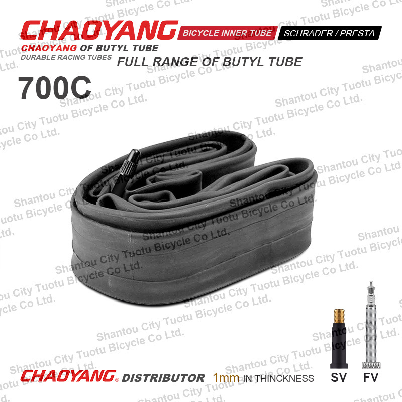 Factory Price Chaoyang Tires Bicycle Inner Tubes 700C Road Gravel Bike Tube 700*18 23 25 28 32 35 38 40 45