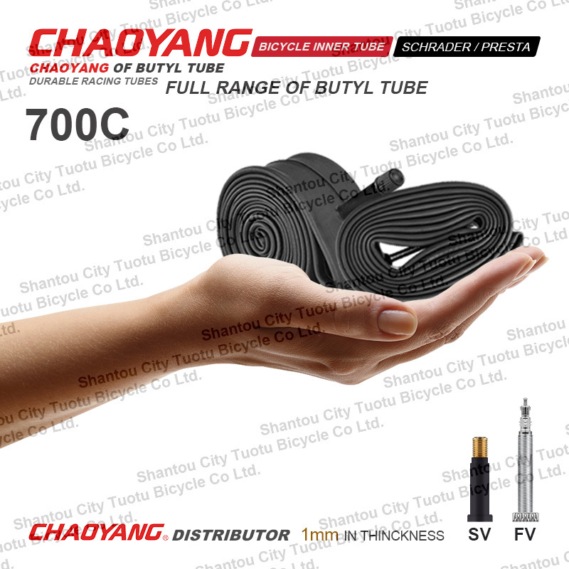 Factory Price Chaoyang Tires Bicycle Inner Tubes 700C Road Gravel Bike Tube 700*18 23 25 28 32 35 38 40 45