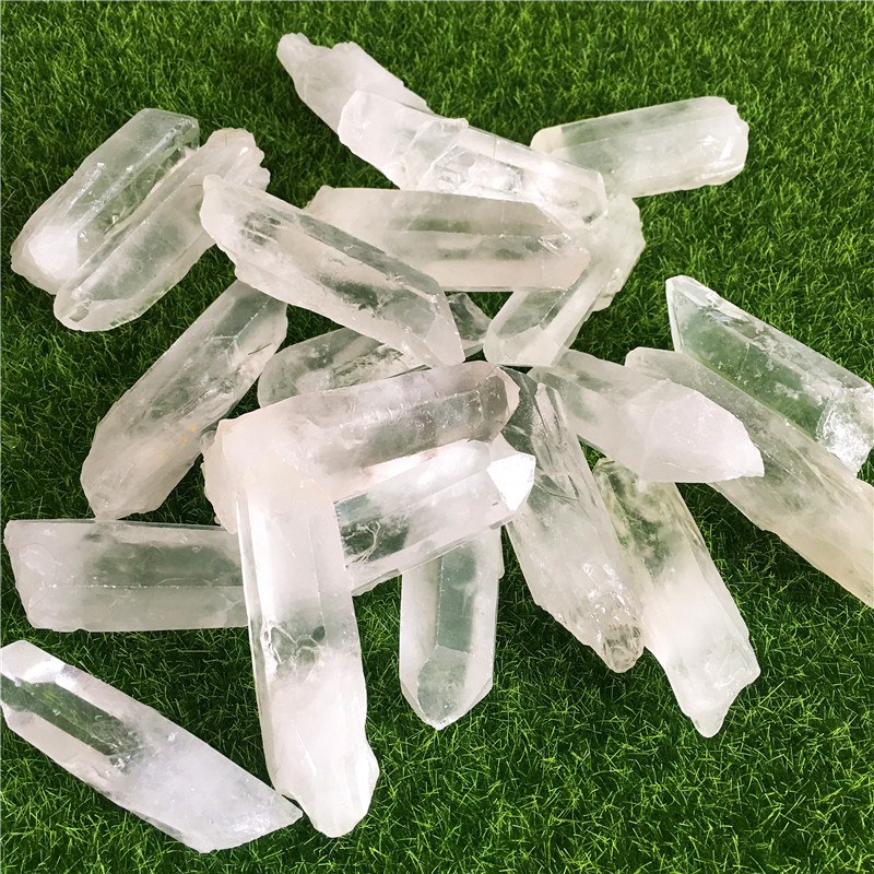 wholesale raw rough natural healing quartz crystal white clear quartz crystal stone terminated wand point tower