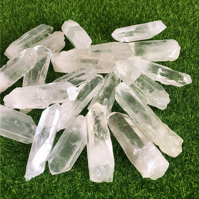 wholesale raw rough natural healing quartz crystal white clear quartz crystal stone terminated wand point tower