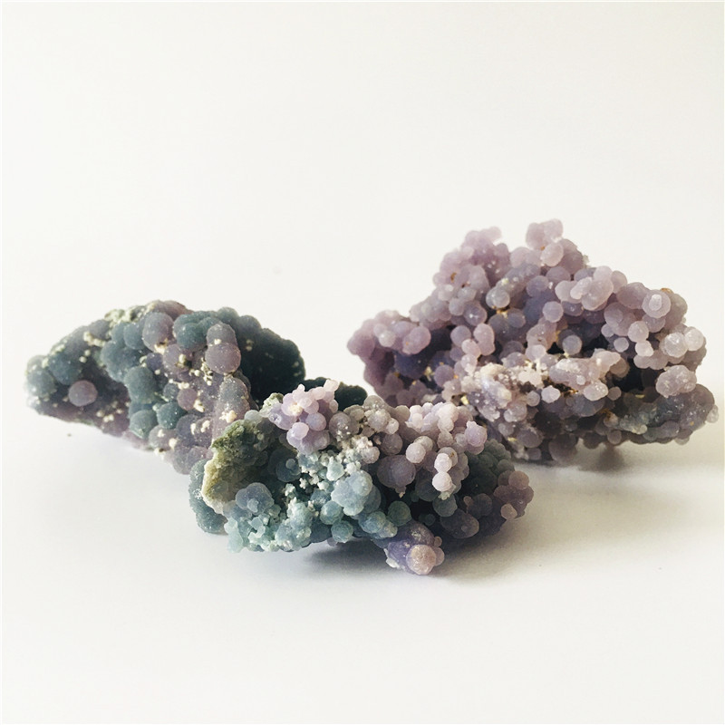 Wholesale natural rough grape agate cluster purple amethyst mineral stone crystal for sale