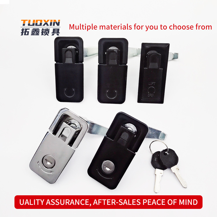 Tuoxin MS726 Push-button Electric Cabinet Plane Lock Swing Handle Lock Keyless Latch