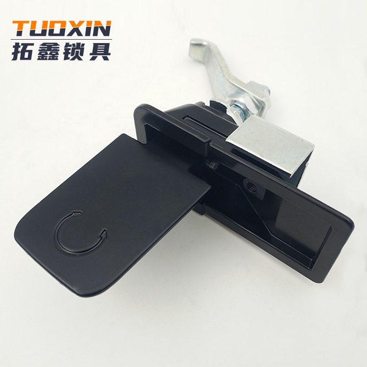 Tuoxin MS726 Push-button Electric Cabinet Plane Lock Swing Handle Lock Keyless Latch