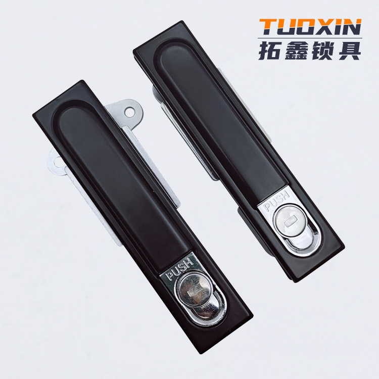 Tuoxin MS818/ MS490 Industrial cabinet Panel door lock Zinc Alloy Key Swing Handle Lock Distribution Box