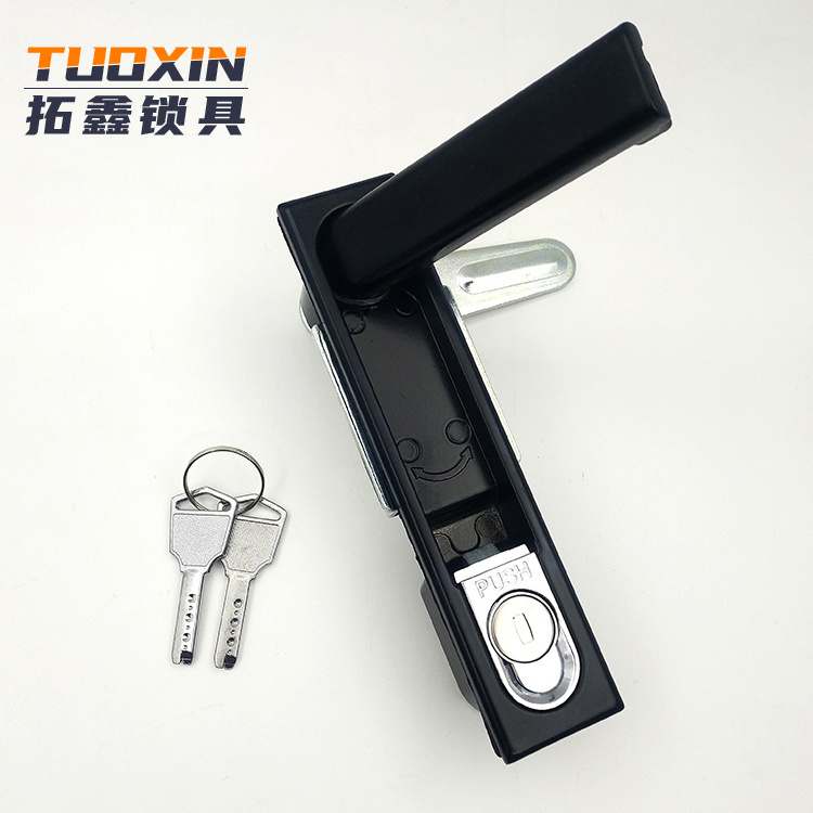 Tuoxin MS818/ MS490 Industrial cabinet Panel door lock Zinc Alloy Key Swing Handle Lock Distribution Box