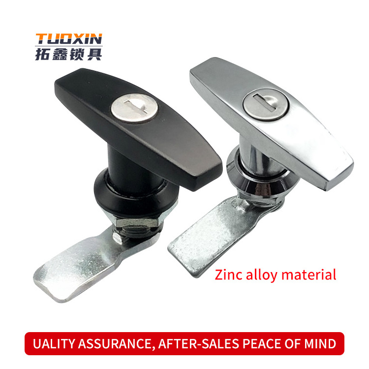 MS324 Compression Type Rotary Tongue Lock Zinc Alloy  T cabinet swing handle lock Latch