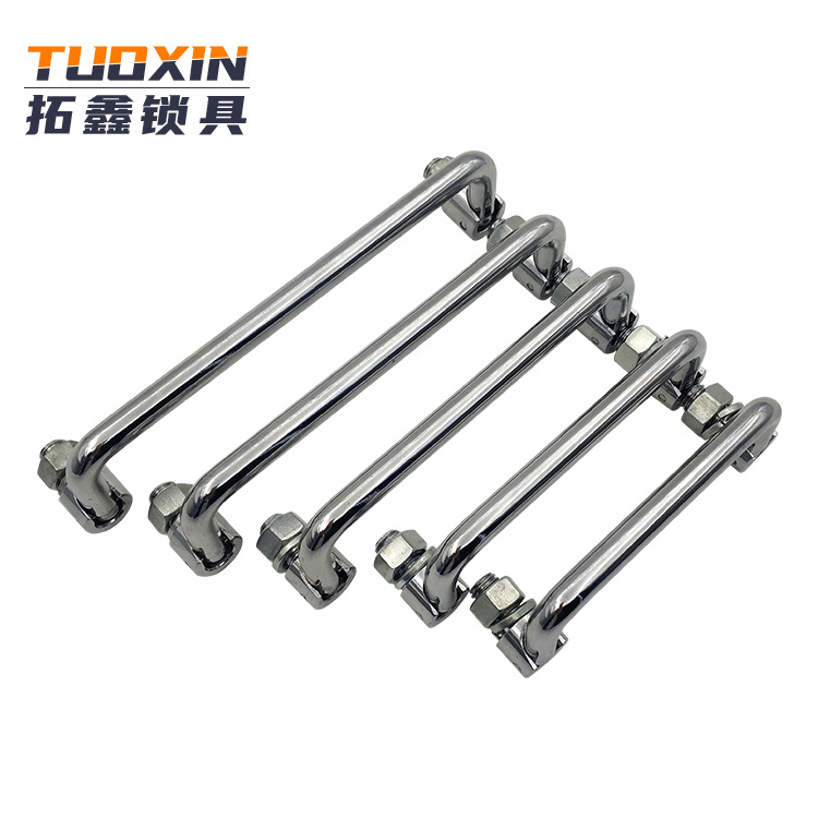 Tuoxin LS 506 heavy duty folding  toolbox stainless steel cabinet pull handles for equipment cabinet