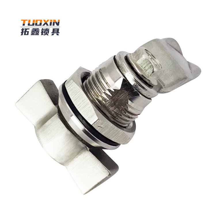 thumb turn latches  MS714 Quarter Turn Lock Stainless Steel  Industrial Cabinet Cam Lock Latch