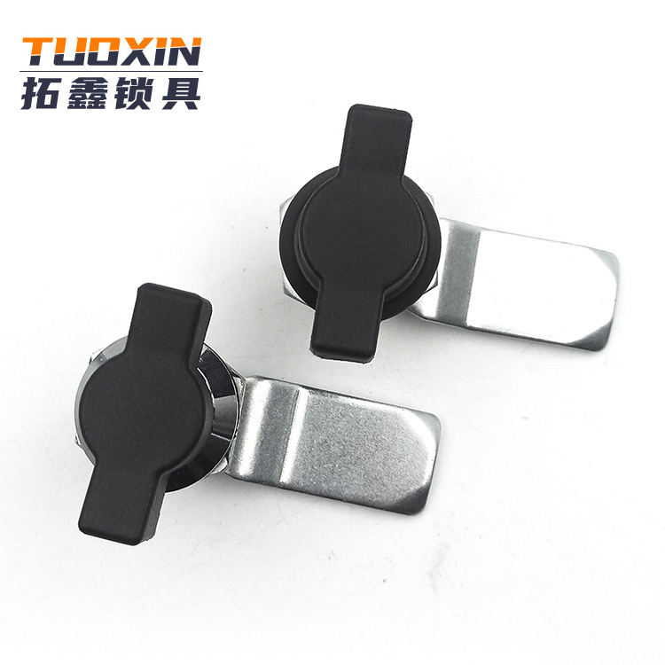 Tuoxin MS714-2 Quarter Turn Lock Zinc Alloy  Industrial Cabinet Cam Lock Latch thumb turn latches