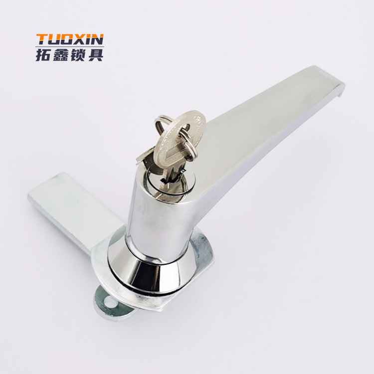 Tuoxin A17 high quality zinc alloy  cabinet door L handle key lock