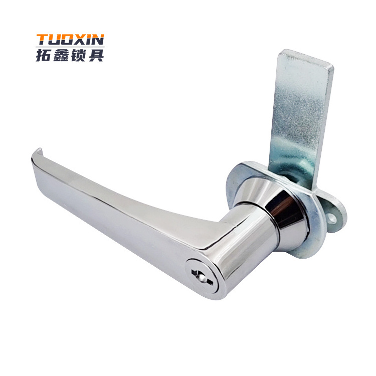 Tuoxin A17 high quality zinc alloy  cabinet door L handle key lock