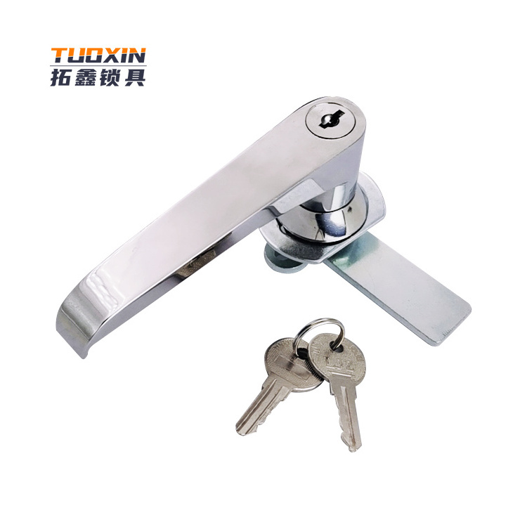 Tuoxin A17 high quality zinc alloy  cabinet door L handle key lock