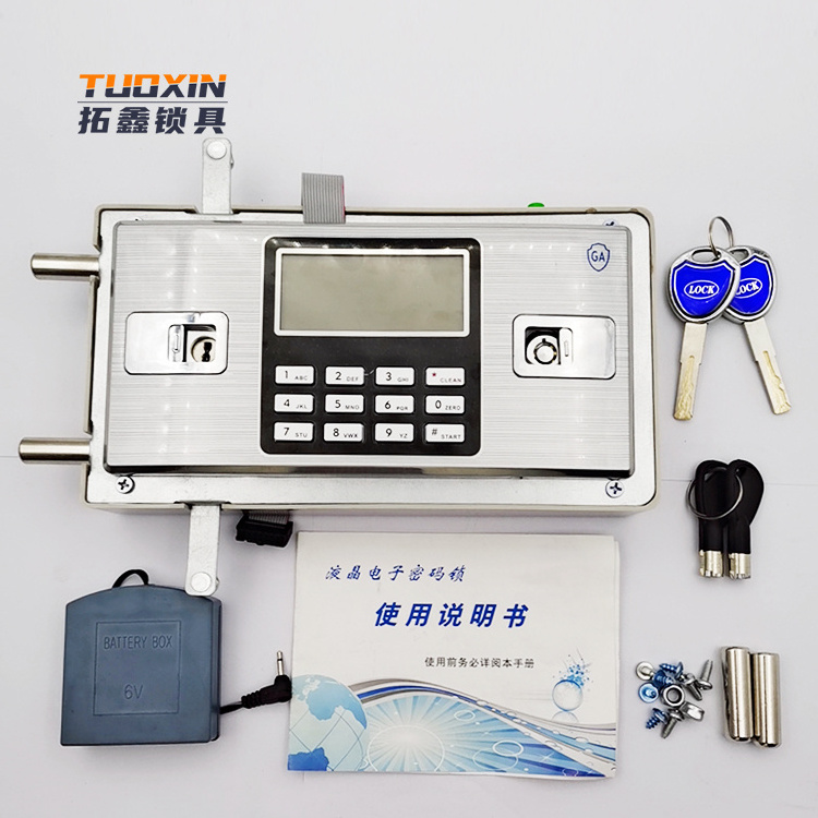 Tuoxin LCD electronic password lock with digital key password panel  for safe file cabinet