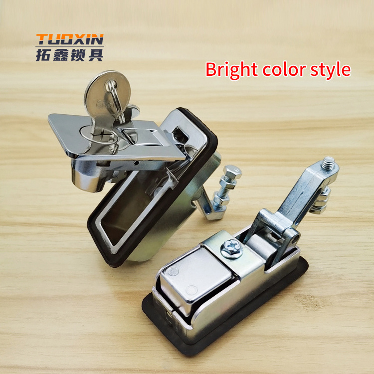 MS6018 Black Handle Latch Aluminium RV Entrance lock Camper Outdoor Lock RV Entry Door Lock