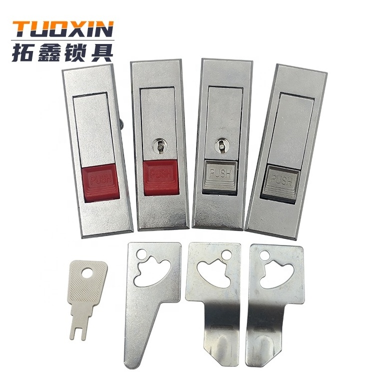 Hot sale factory outlet MS603 push button panel electronic cabinet door lock for distribution box