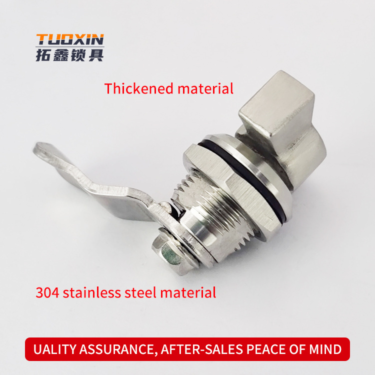 Tuoxin MS714-2 Quarter Turn Lock Zinc Alloy Industrial Cabinet Cam Lock Latch thumb turn latches