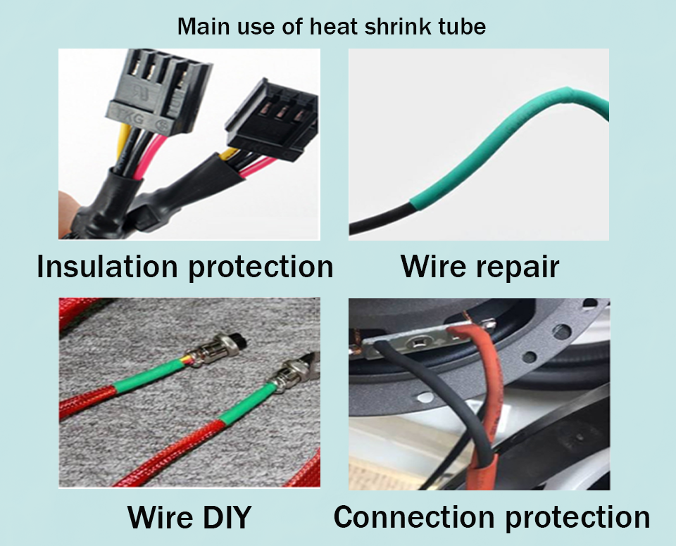 150 Degree High temperature Resistant Heat Shrinkable Wrap Transparent Flexible PVDF Heat Shrink Tube/Tubing/Sleeve