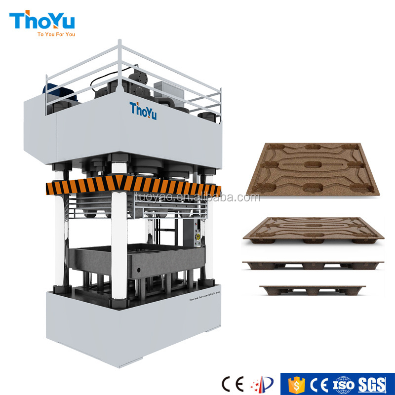 High Efficiency Hot Press Wood Pallet Molding Making Machine