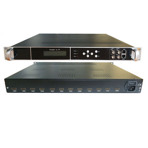 12-Channel Cable Tv Conversion Hd To Ip Asi Video Digital Signal Encoder Hdmi 12 Canales Video Encoder For Broadcasting