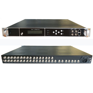 digital front-end equipment 20 CH DVB-S S2 tuner to rf isdb-t dvb-t atsc dvb-c transmitter modulator