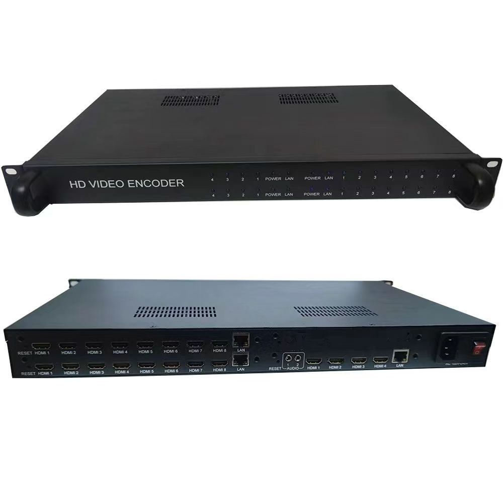 4 8 12 16 24 Channel HDMI IPTV 4K Webcast Push Streaming hls udp rtmp ndi protocol H264 H265 Video Encoder