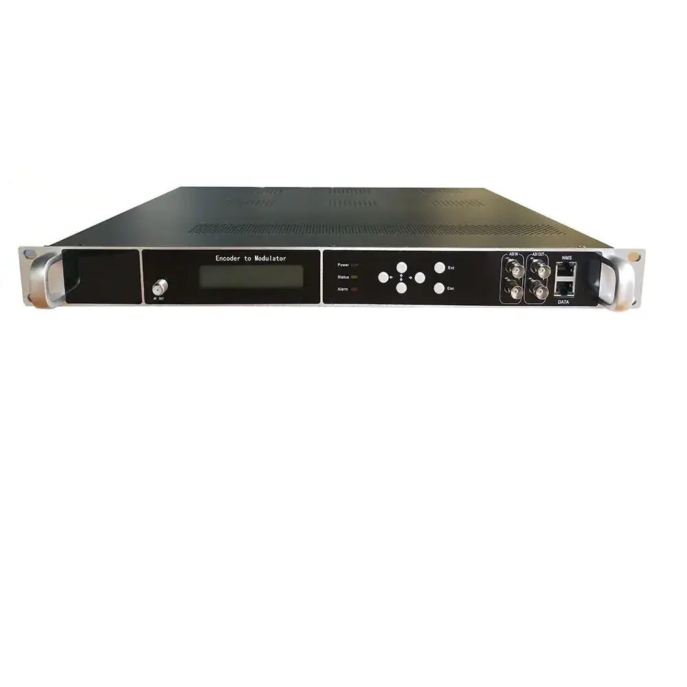 24 port digital headend H264 HD to DVB-C DVB-T ISDBT ATSC RF modulator HD 16-carrier encoder modulator