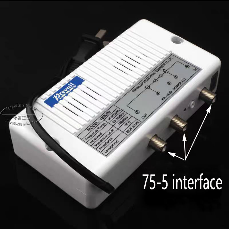 RF Coaxial Line Signal Amplifier, Cable TV Indoor Signal Amplifier, Amplified 20DB Repeater