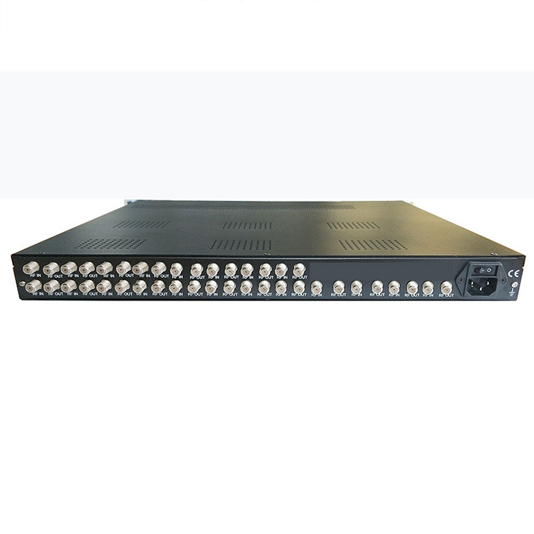 digital front-end equipment 20 CH DVB-S S2 tuner to rf isdb-t dvb-t atsc dvb-c transmitter modulator