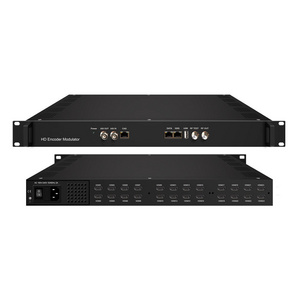 8 16 24 channel hdmi encoder H264 hdmi to ip CATV HD Encoder Modulator HD MI Inputs MPEG-4 AVC/H264 Video Encoding