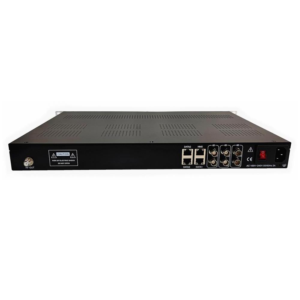 16-Channel Ip Asi To Rf Dvb-T Dvb-C Atsc Isdb-T For Broadcast Tv Signals Ip Qam Modulator For Coaxial Cable Tv Modulator