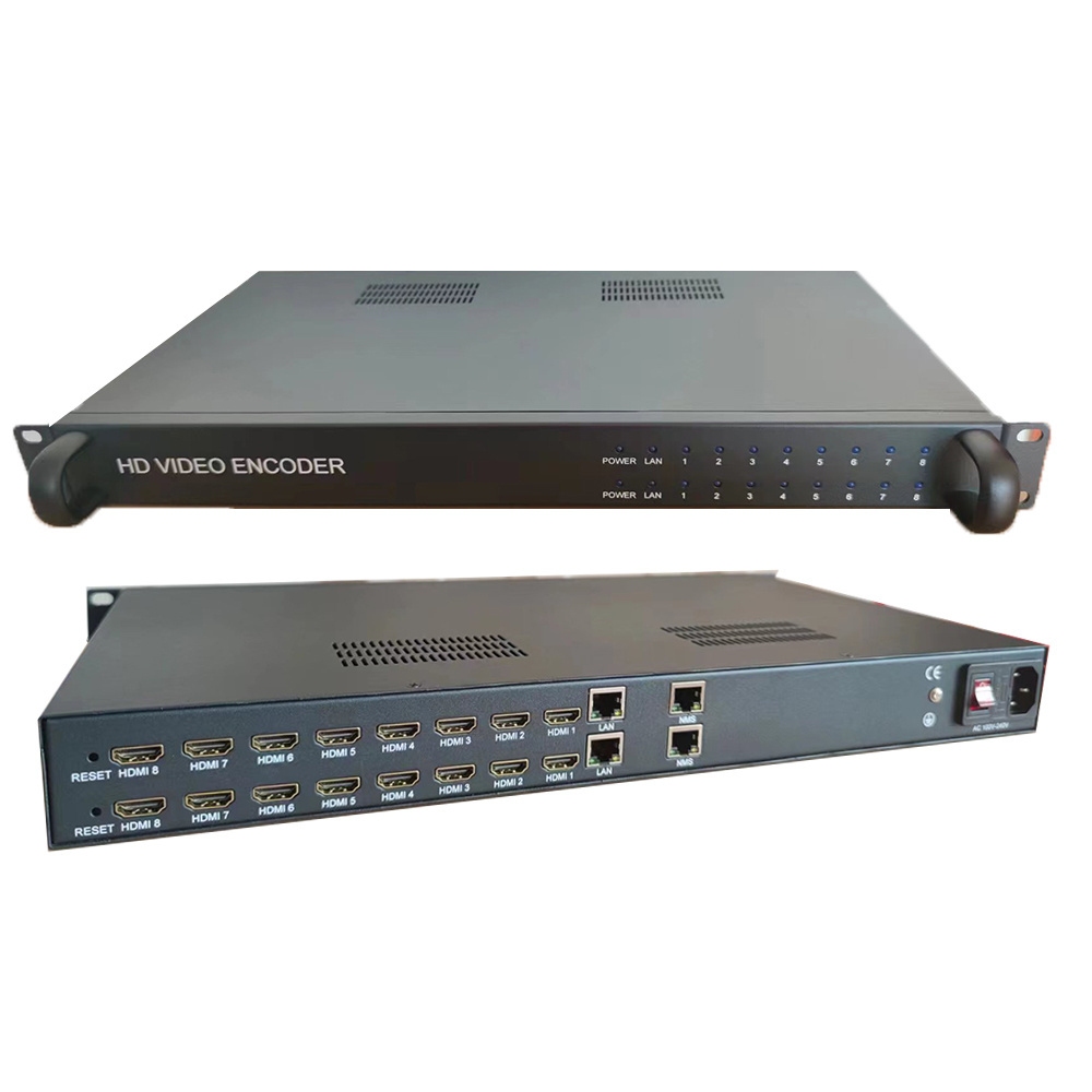 16-Channel H264 Video Converter for Broadcast TV Systems HDMI to IP Live Streaming UDP RTP IPTV Encoder