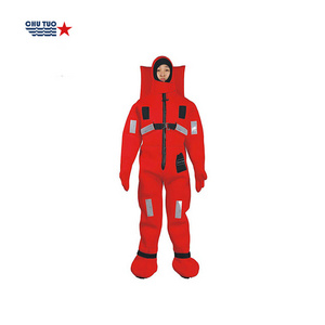 Offshore life  lifeboat working  suit marine self flotation suit adult immersion suit water